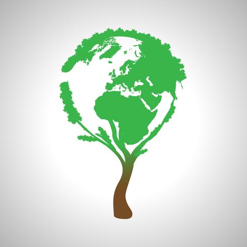 490x490 Mapa Del Mundo Globo En Un Vector