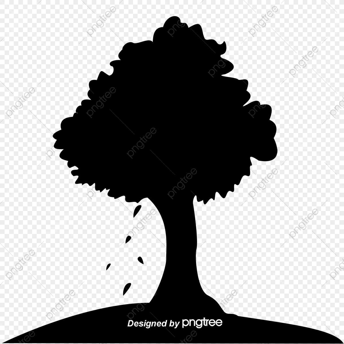 1200x1200 Vector Silueta De Vector Arbol, Vector De Arboles, Arboles