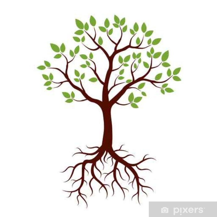 700x700 Vinilo Pixerstick Forma De Y Hojas Verdes