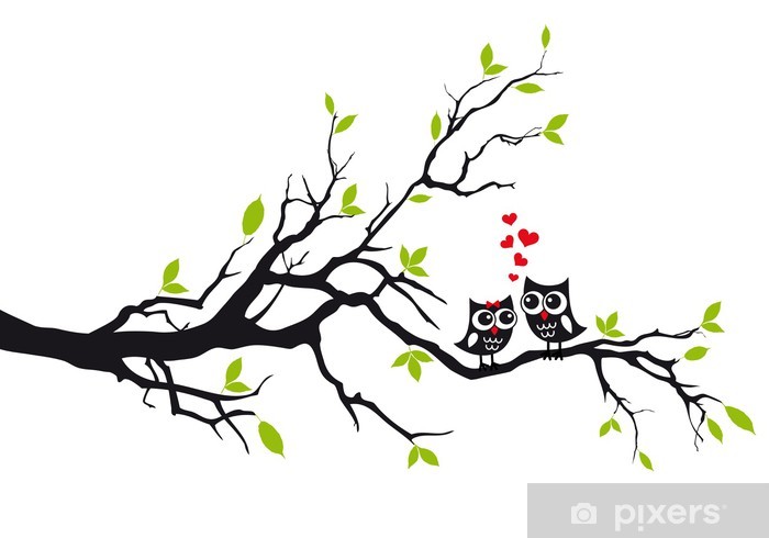 700x490 Vinilo Para Puerta Lindos En El Amor En Vector