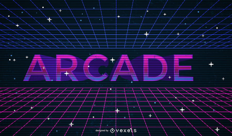 900x529 Geometrical Arcade Illustration