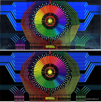 430x434 Original Universal Mr Do! Backglass Scan And Vector Artwork