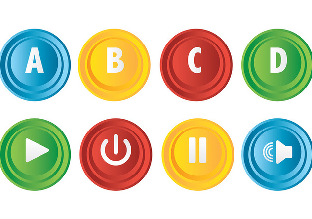632x443 Free Arcade Button Icons Vector Free Vector Download Cannypic
