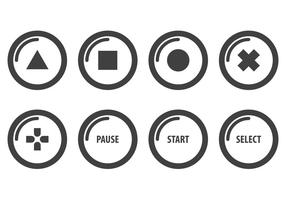 286x200 Arcade Button Free Vector Art