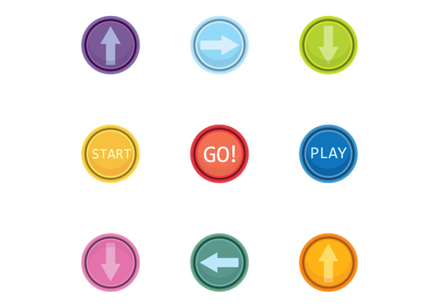 632x443 Free Arcade Button Vector Free Vector Download Cannypic