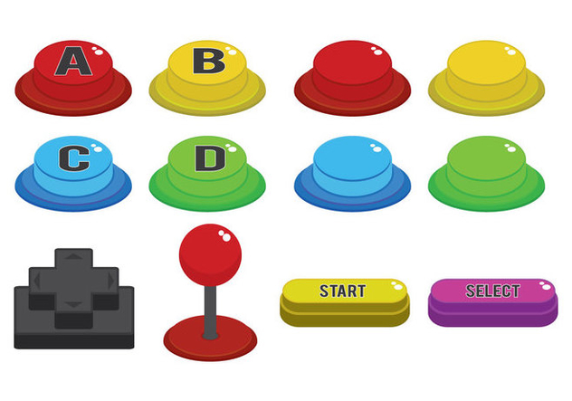 632x443 Arcade Button Vector Free Vector Download Cannypic