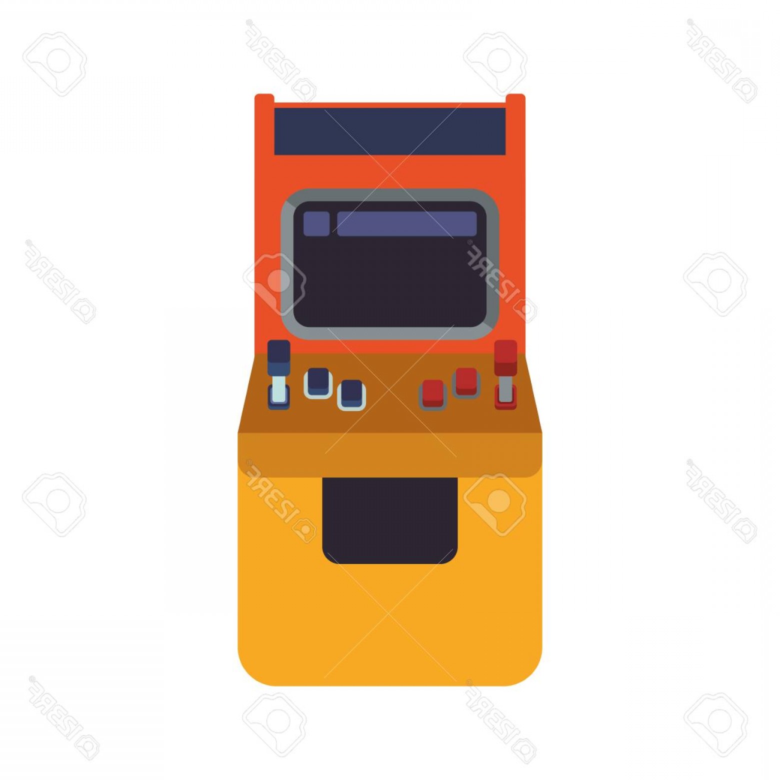 Photostock Vector Videogame Arcade Machine Vector Illustration 1560x1560 Photostock Vector Videogame Arcade Machine Vector Illustration
