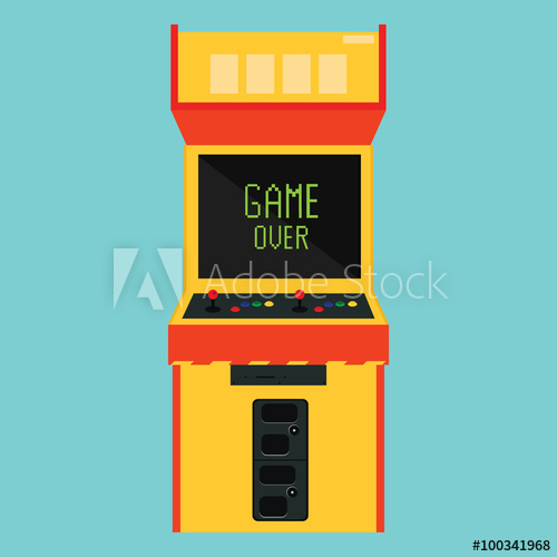 Retro Arcade Game 500x500 Retro Arcade Game