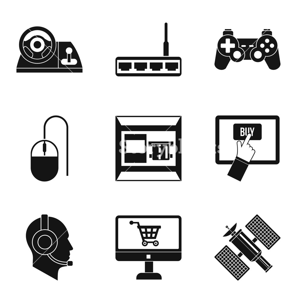 Arcade Game Icons Set Simple Set Of Arcade Game Vector Icons 1000x1000 Arcade Game Icons Set Simple Set Of Arcade Game Vector Icons