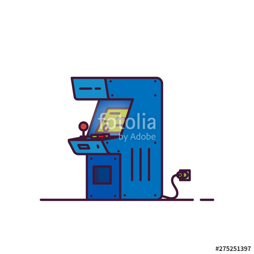 Retro Style Arcade Machine Entertainment From Banner Video 500x500 Retro Style Arcade Machine Entertainment From Banner Video