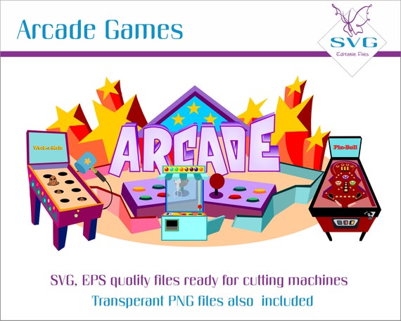 Arcade Games Clipart Wack A Mole Game Pin Ball Vector Etsy 570x456 Arcade Games Clipart Wack A Mole Game Pin Ball Vector Etsy