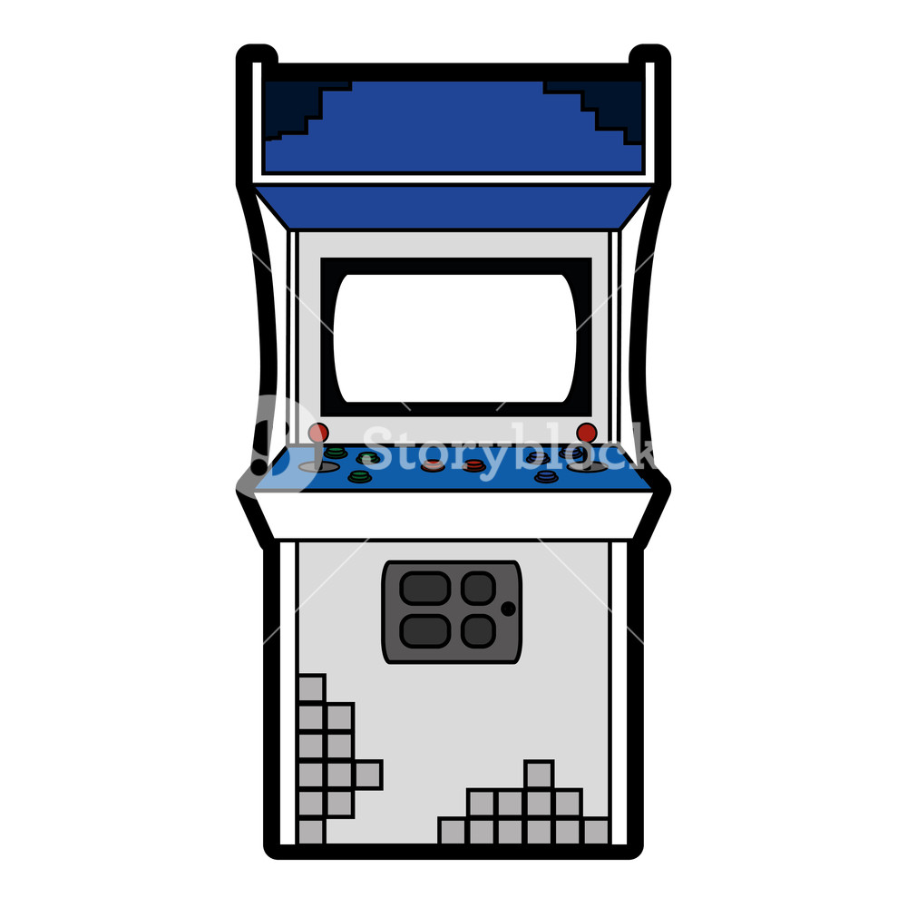 Arcade Machine Of Videogame Play Retro And Technology Theme 1000x1000 Arcade Machine Of Videogame Play Retro And Technology Theme