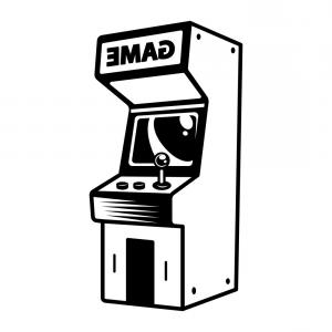 Monochrome Retro Arcade Game Machine Concept Vector Wallkeeper 300x300 Monochrome Retro Arcade Game Machine Concept Vector Wallkeeper