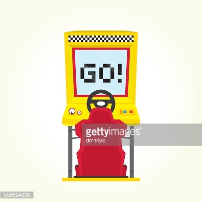 Racing Game Arcade Machine Vector Premium Clipart 416x416 Racing Game Arcade Machine Vector Premium Clipart