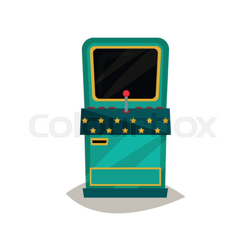 Retro Arcade Game Machine Vector Stock Vector Colourbox 800x800 Retro Arcade Game Machine Vector Stock Vector Colourbox