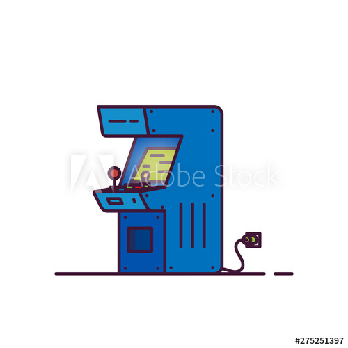 Retro Style Arcade Machine Entertainment From Banner Video 500x500 Retro Style Arcade Machine Entertainment From Banner Video