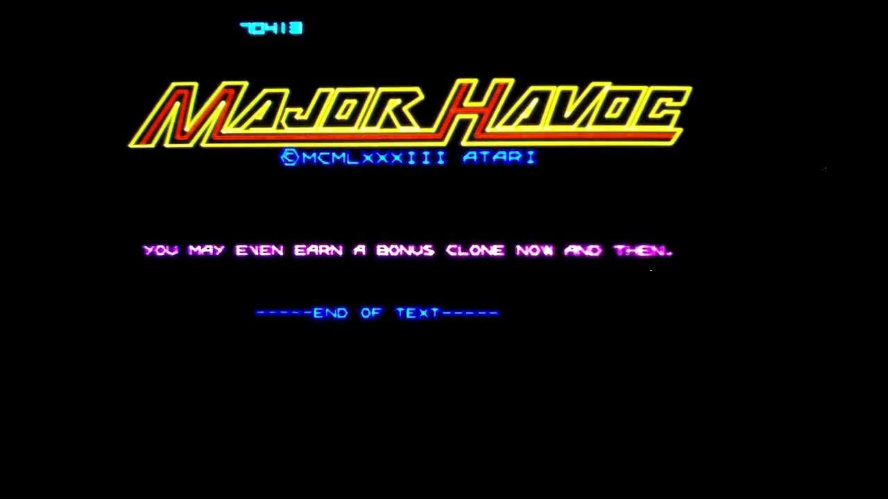 Major Havoc Vector Arcade Game 1280x720 Major Havoc Vector Arcade Game