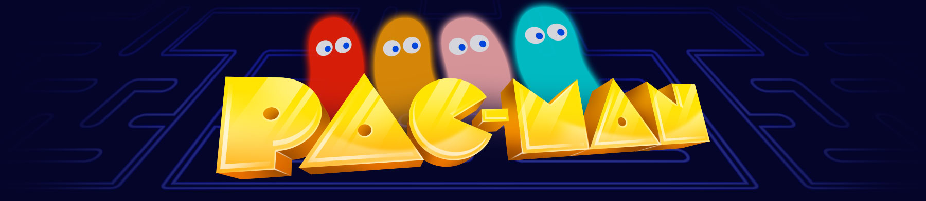 Pac Man Vector Art Arcade Game Hires And Illustrator 1800x392 Pac Man Vector Art Arcade Game Hires And Illustrator