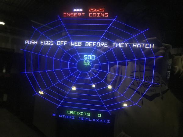 600x450 Atari Black Widow Color Vector Xy Arcade Game