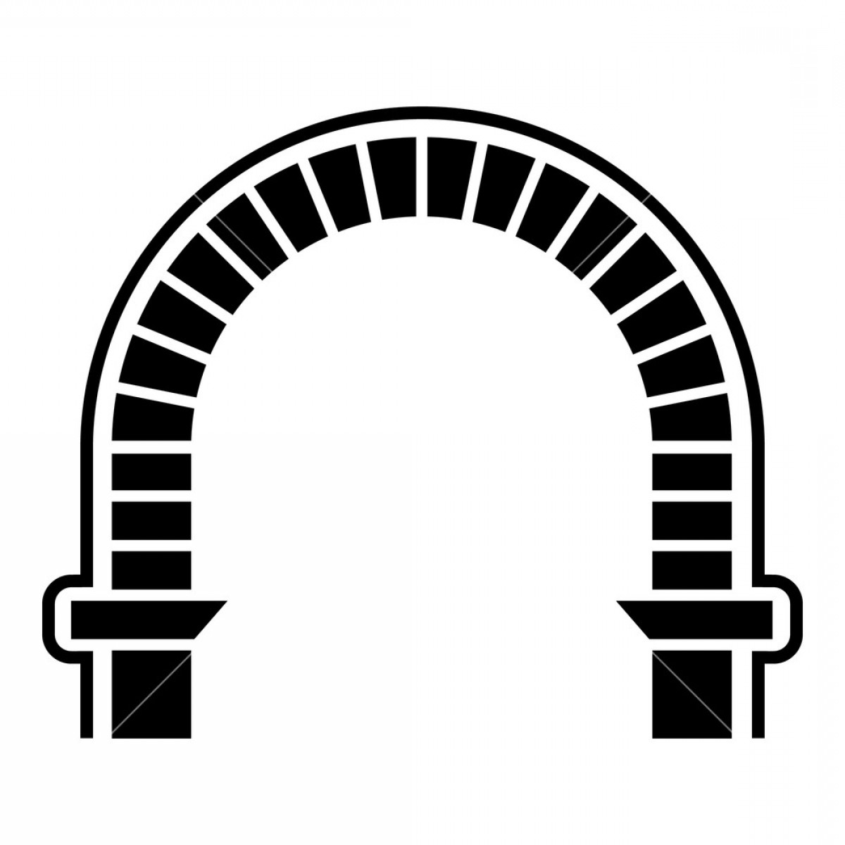 1200x1200 Arch Column Icon Simple Illustration Of Arch Column Vector Icon
