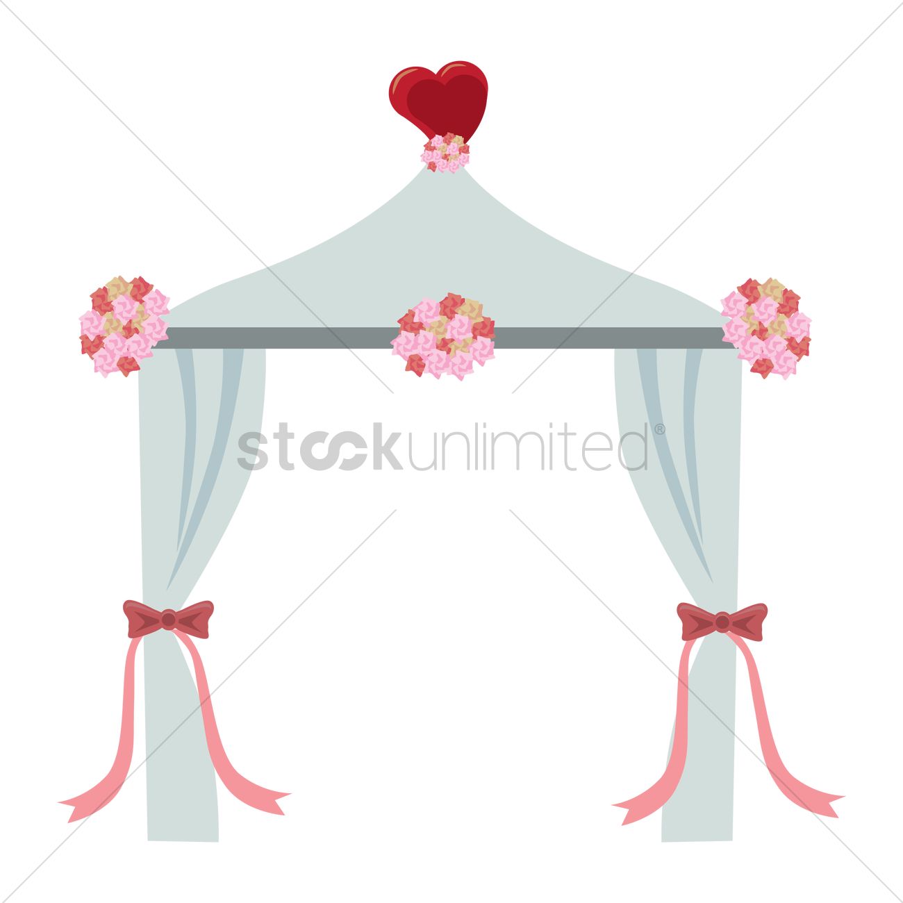 1300x1300 Free Wedding Arch Vector Image