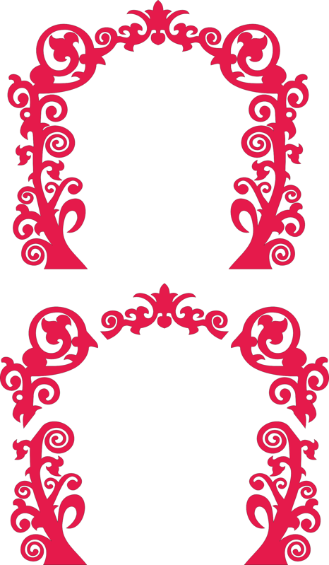 466x799 Wedding Decorations Wedding Arch Vector Art Free Vector Cdr