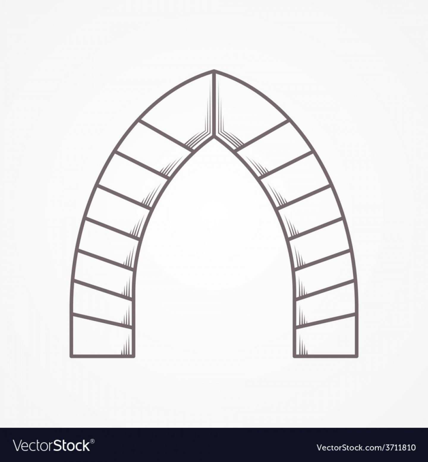 1440x1555 Arch Line Vector Hoodamathrun