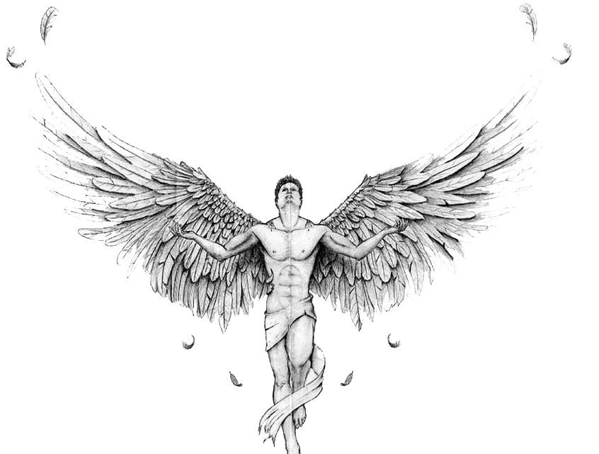 846x641 Angel Gabriel Tattoo Clipart Images Gallery For Free Download
