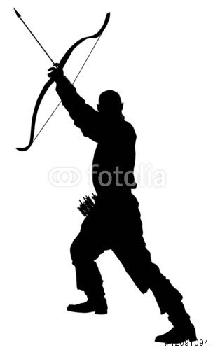 304x500 Vector Archer Silhouette Adventure Time In Silhouette