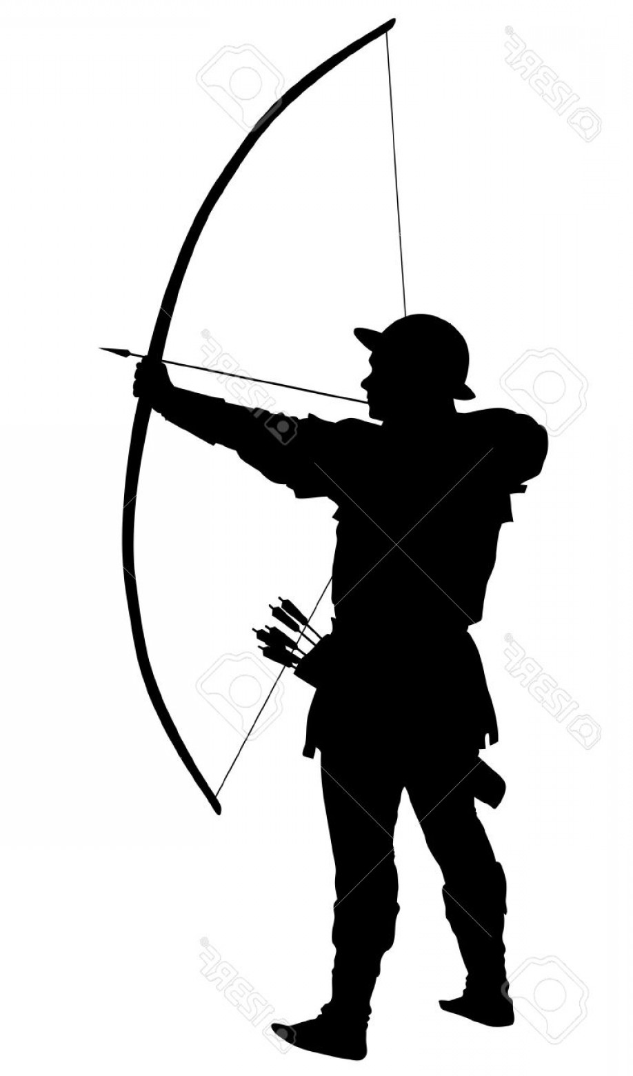 918x1560 Vector Archery Silhouette Createmepink