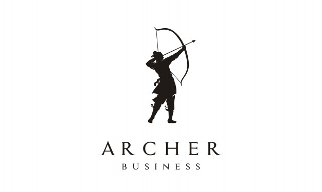 626x375 Elegant Archer Logo Design Vector Premium Download