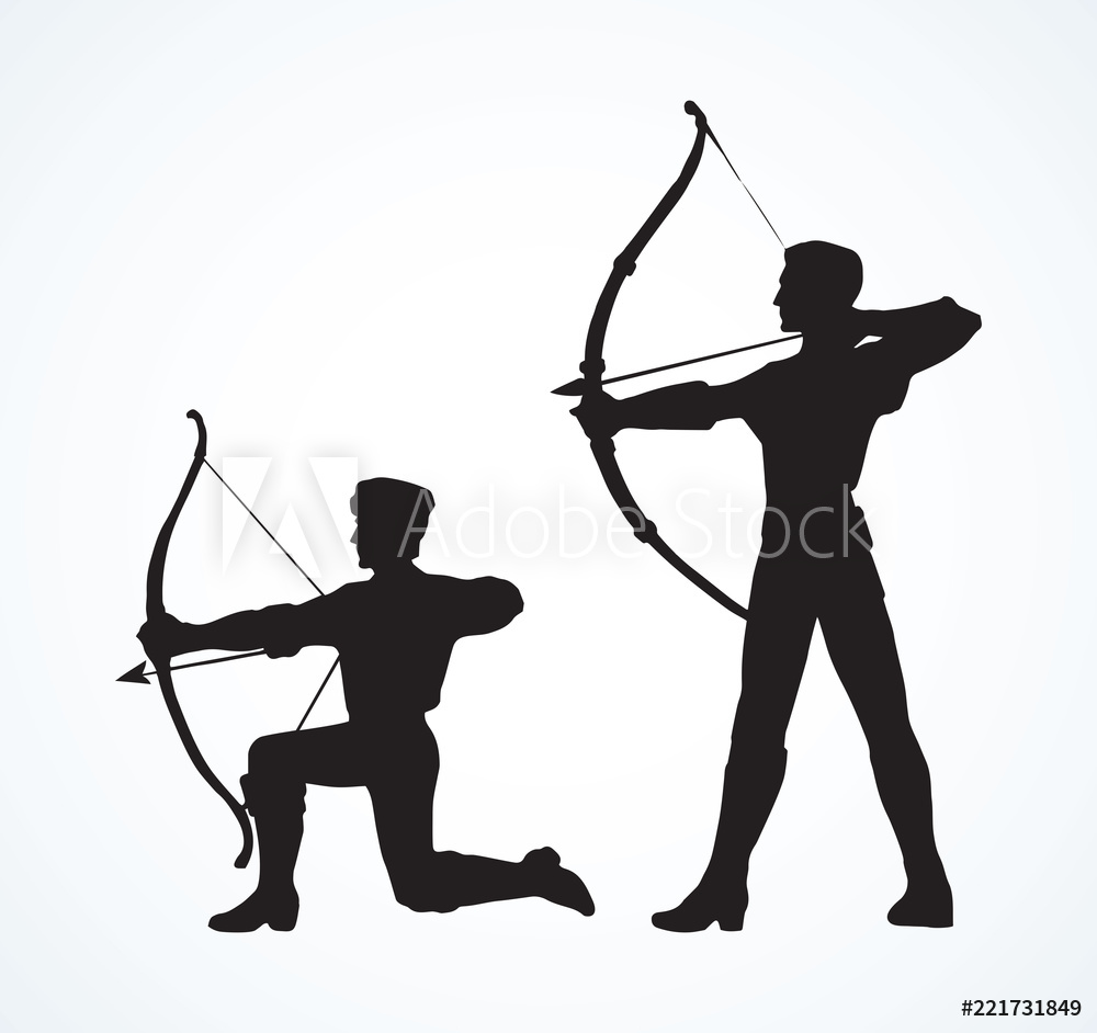 1000x942 Photo Art Print Archer Vector Drawing Europosters