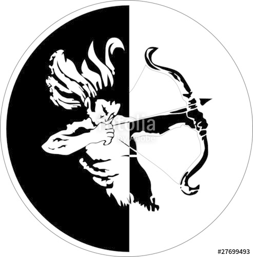 493x500 Archer Vector Sign Stock Image And Royalty Free Vector