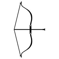 200x200 Bow And Arrow Free Vector Art