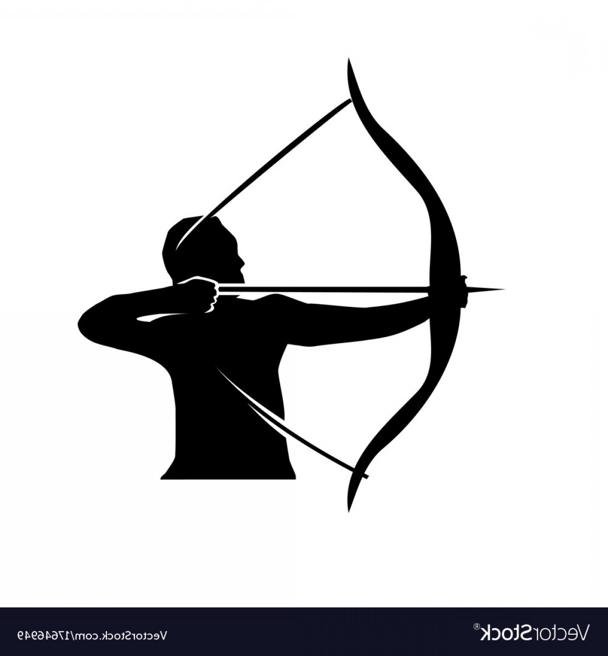 1200x1296 Bow Arrow Vector Handandbeak