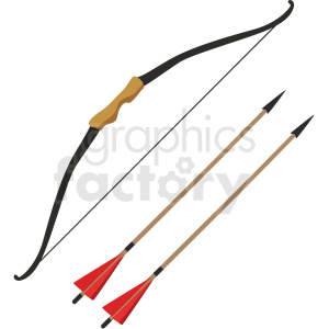 300x300 Bow And Arrow Vector Clipart Royalty Free Gif, Png