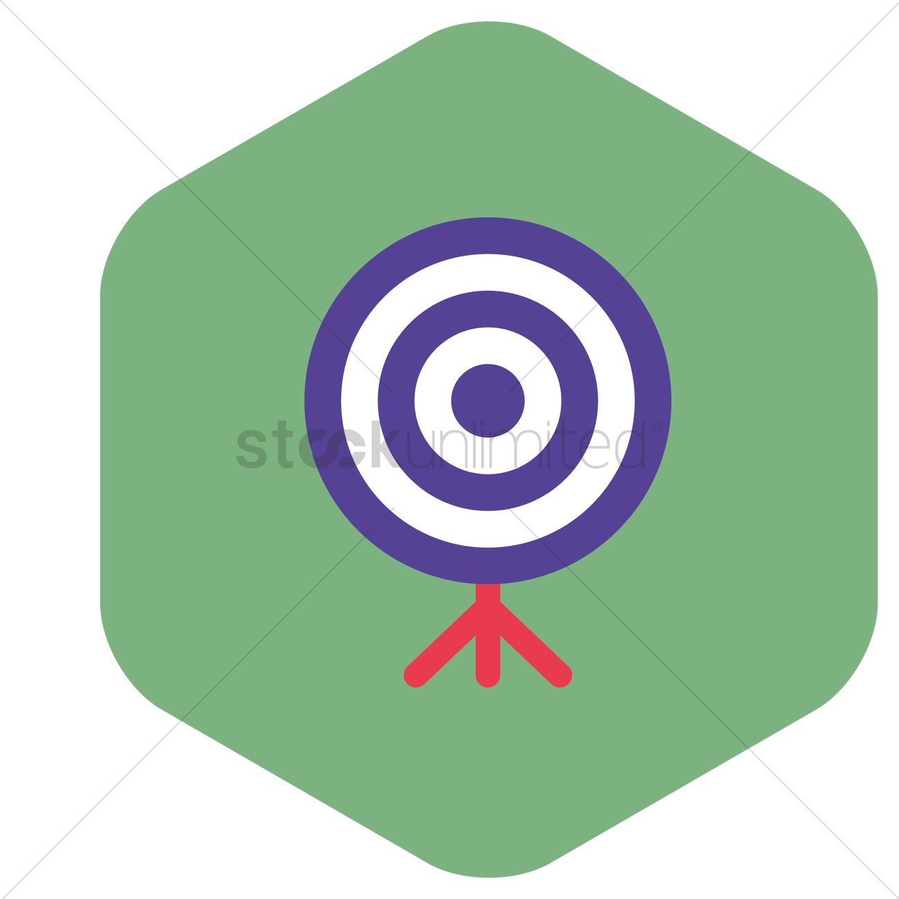 Archery Target Vector Image 1300x1300 Archery Target Vector Image