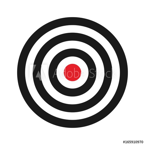 Circle Of Target Archery Target Shoot Target Vector Logo 500x500 Circle Of Target Archery Target Shoot Target Vector Logo