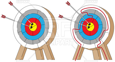 400x217 Archery Maze With A Solution Vector Image Of Science Education