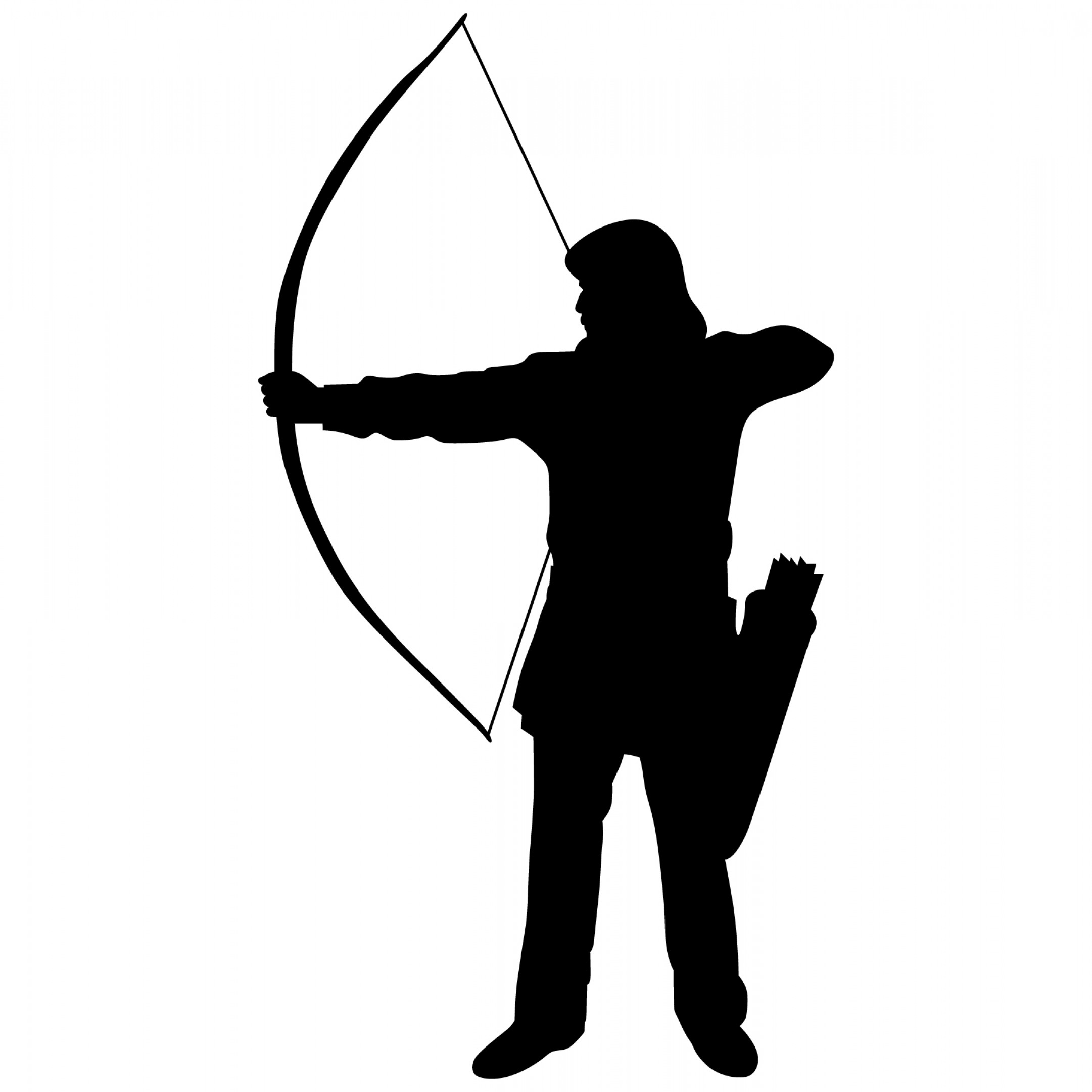 2161x2160 Longbow Silhouette Vector Lamaison