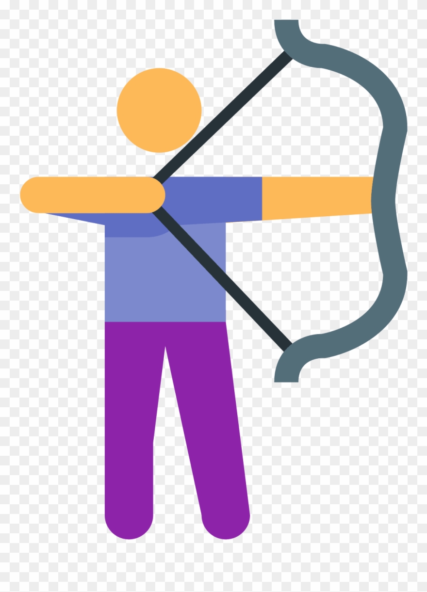 880x1221 Picture Black And White Stock Archery Vector