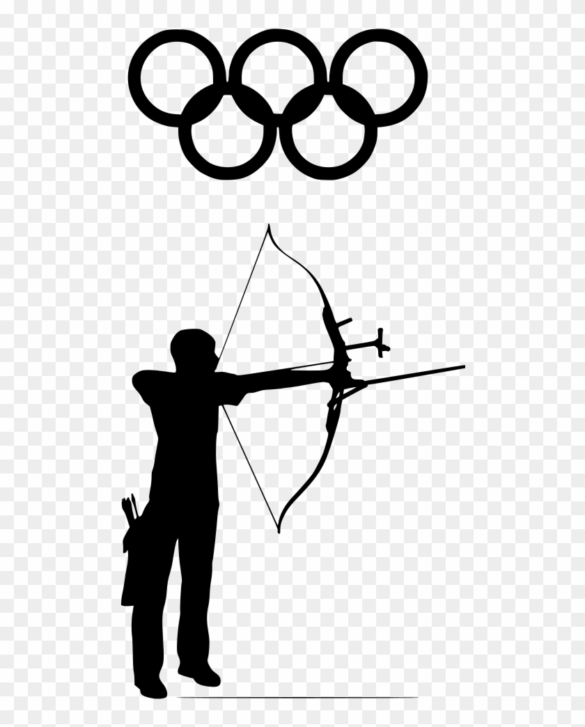 840x1044 Picture Free Library Archery Vector Man