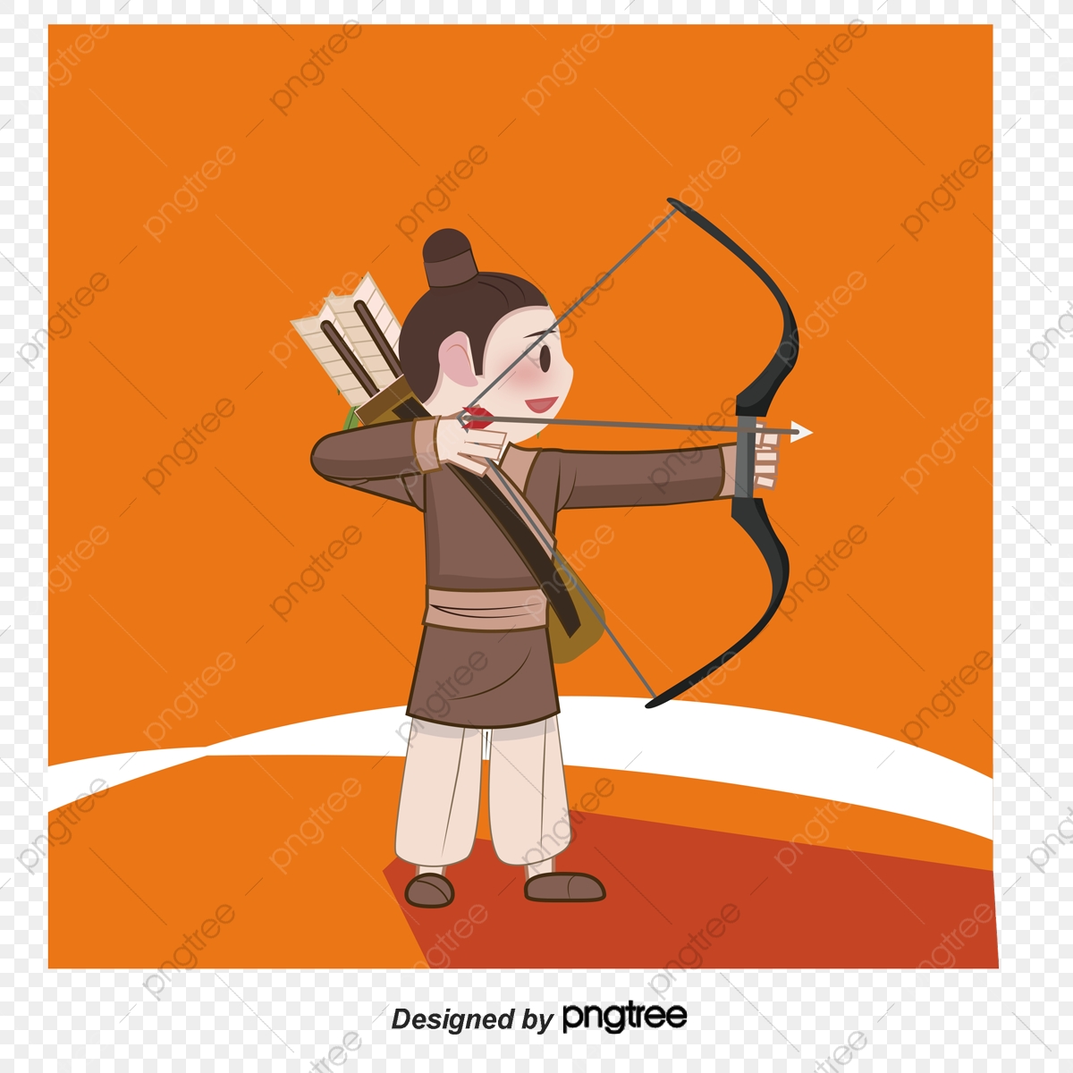 1200x1200 Archery, People, Watercolor Png And Vector With Transparent