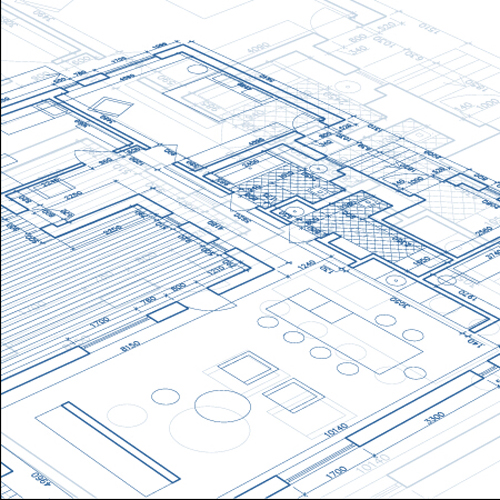 500x500 Creative Architectural Blueprint Background Vector Free Download