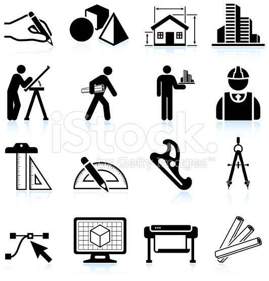 Architecture Black White Icon Set The Best Of Technology 532x556 Architecture Black White Icon Set The Best Of Technology