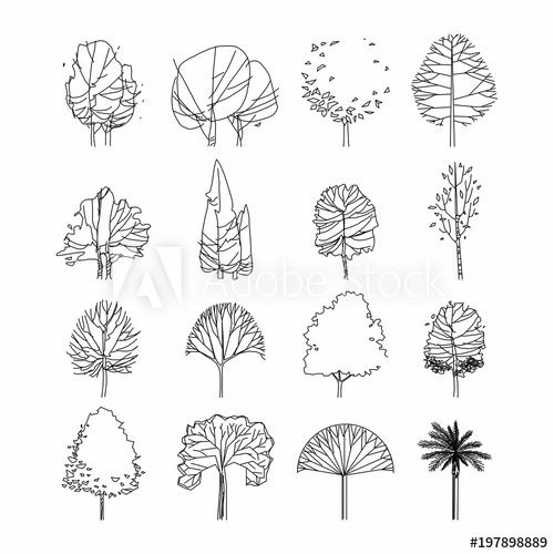 Architecture Tree Vector at Vectorified.com | Collection of ...