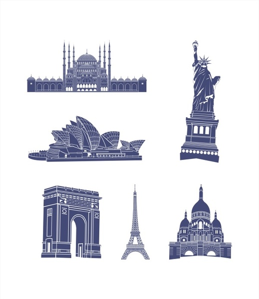 519x600 World Architecture Vector Free Vector In Coreldraw Cdr