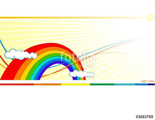 Composicion De Arcoiris En Vector Stock Image And Royalty Free 500x387 Composicion De Arcoiris En Vector Stock Image And Royalty Free