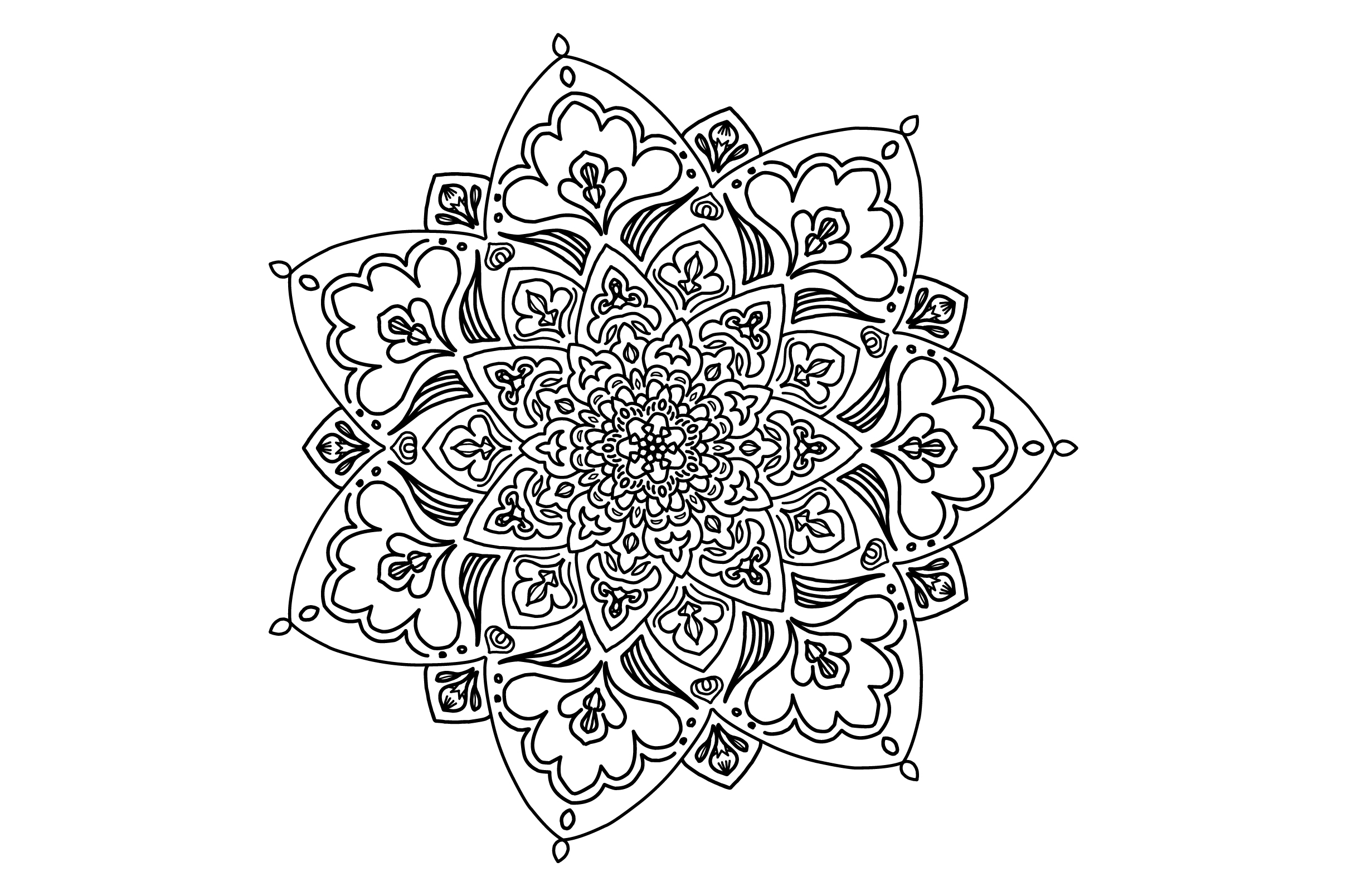 Mandala Colouring 2417x1608 Mandala Colouring