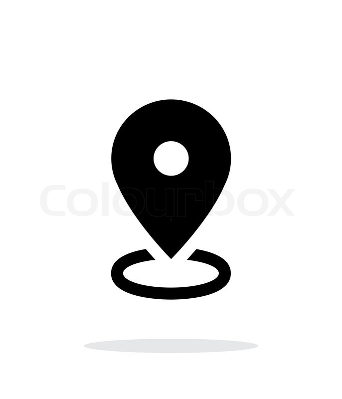 686x800 Map Area Icon On White Background Stock Vector Colourbox